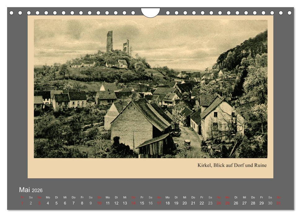 Saarland - vunn domols (frieher), Neue Ansichten vom Saarpfalz-Kreis (CALVENDO Wandkalender 2026)