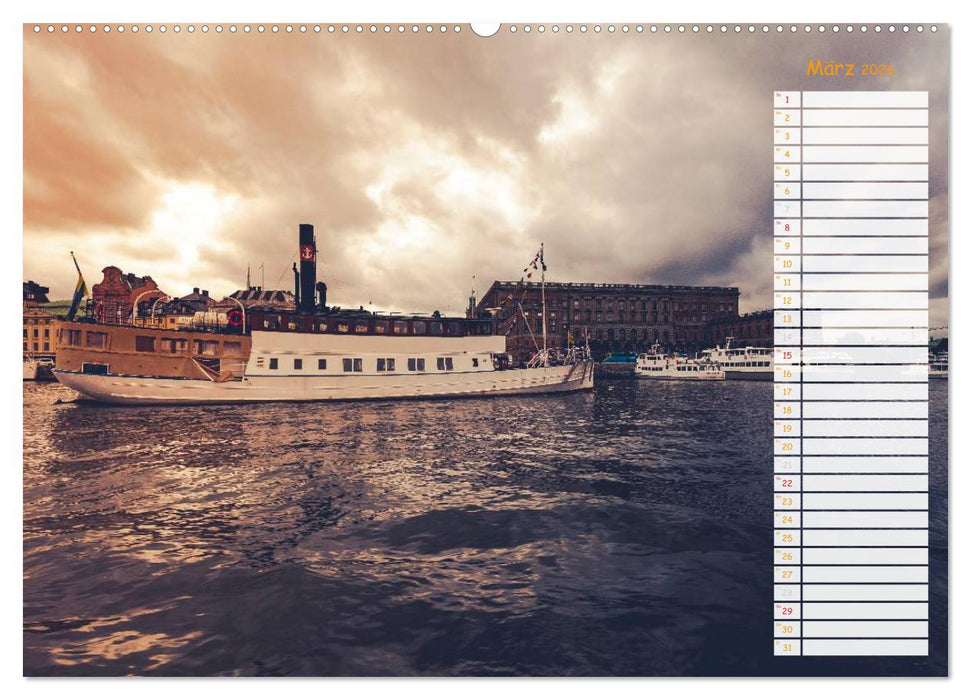 Stockholm - Nordische Schönheit (CALVENDO Wandkalender 2026)