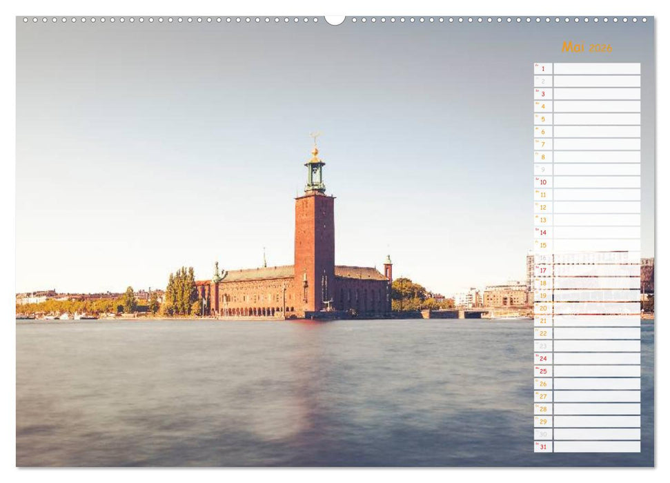 Stockholm - Nordische Schönheit (CALVENDO Wandkalender 2026)