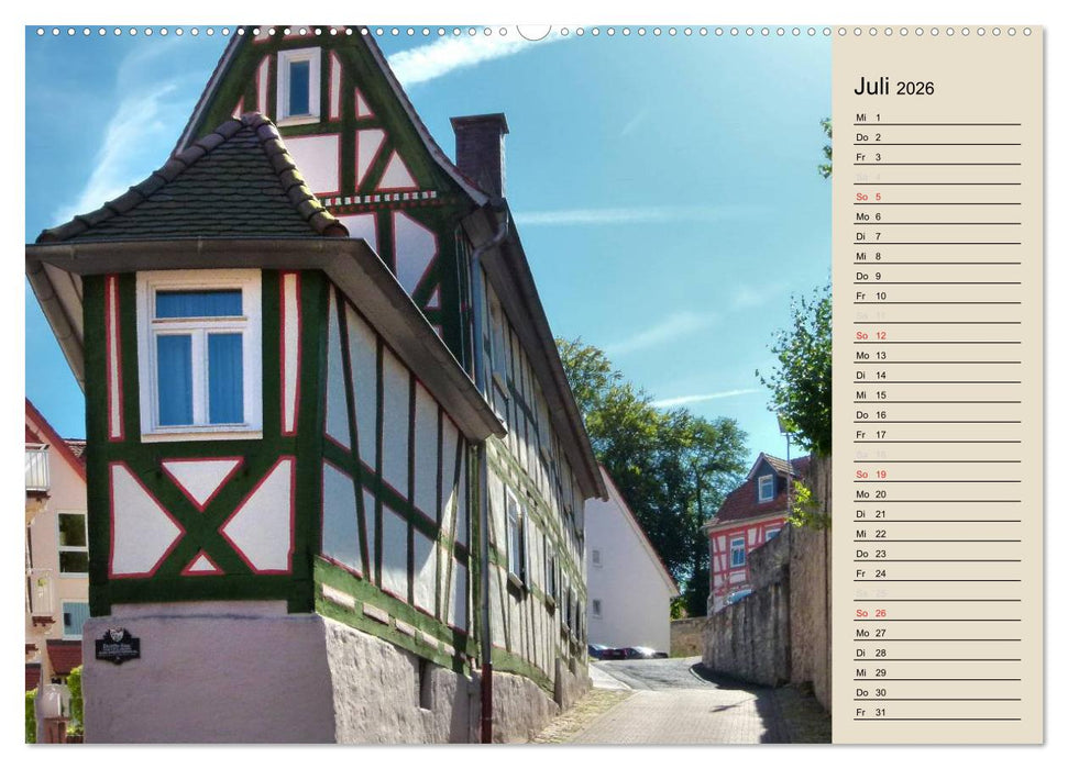Bad Orb - Romantik im Spessart (CALVENDO Premium Wandkalender 2026)
