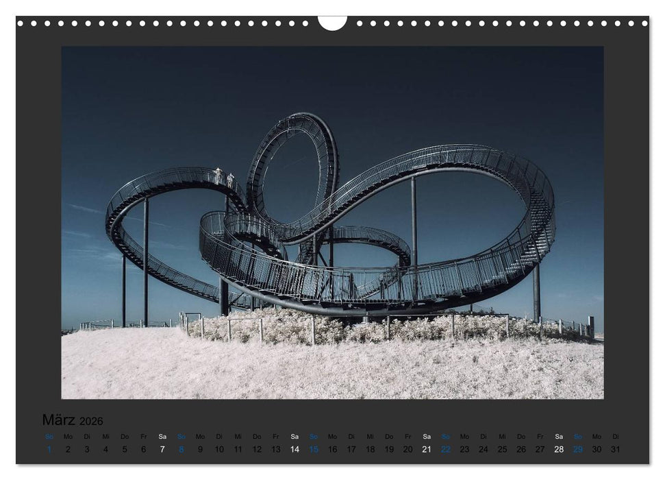 Surreale Landschaften. INFRARROT - Wenn grün zu weiß wird (CALVENDO Wandkalender 2026)