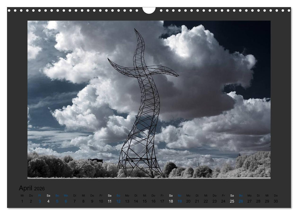 Surreale Landschaften. INFRARROT - Wenn grün zu weiß wird (CALVENDO Wandkalender 2026)