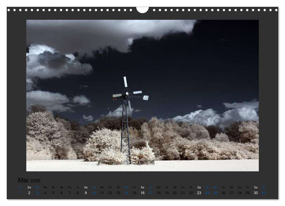 Surreale Landschaften. INFRARROT - Wenn grün zu weiß wird (CALVENDO Wandkalender 2026)