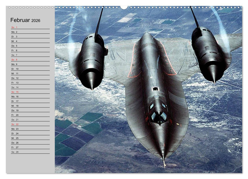 Faszination Kampfflugzeuge (CALVENDO Premium Wandkalender 2026)