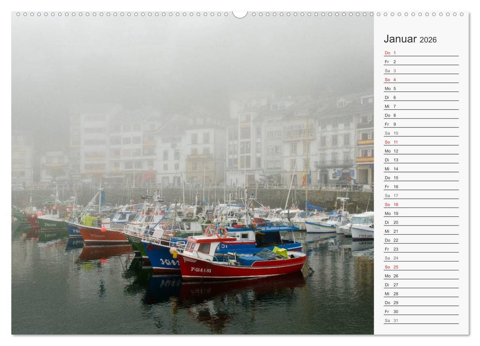 Der Nordwesten Spaniens (CALVENDO Wandkalender 2026)