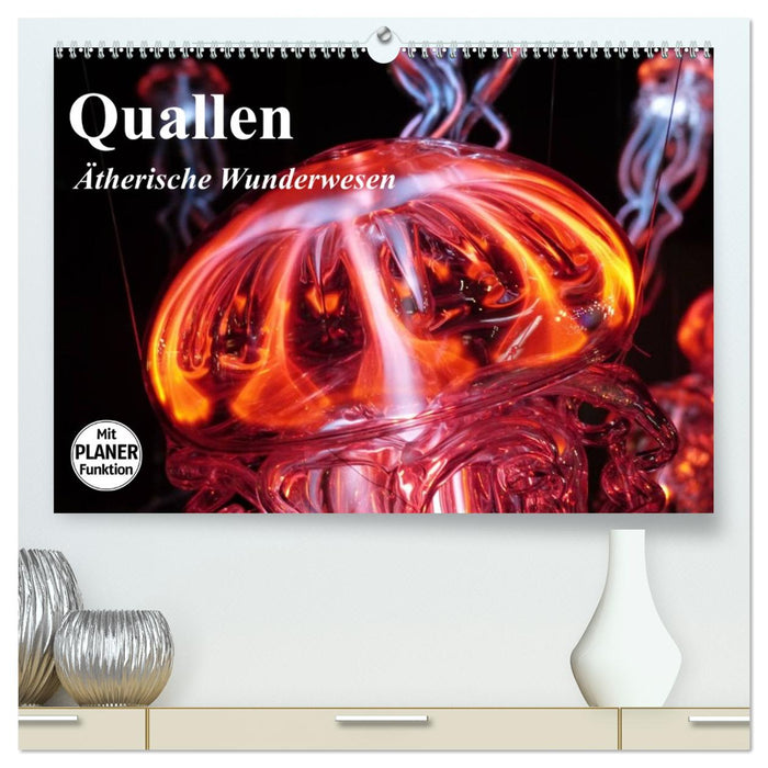 Quallen. Ätherische Wunderwesen (CALVENDO Premium Wandkalender 2026)