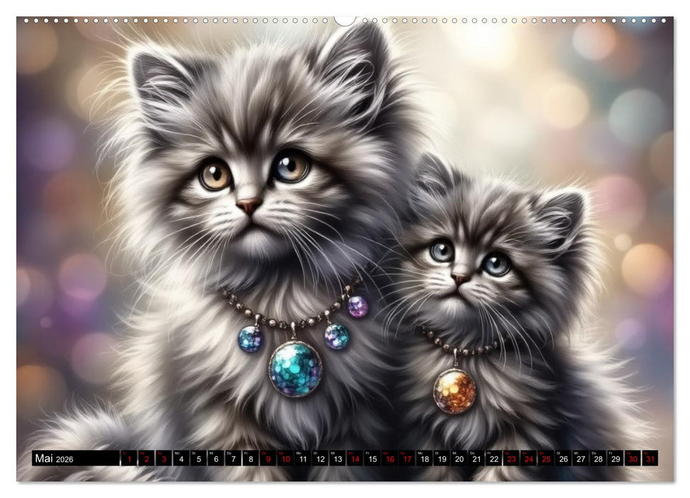 Katzenmomente (CALVENDO Wandkalender 2026)
