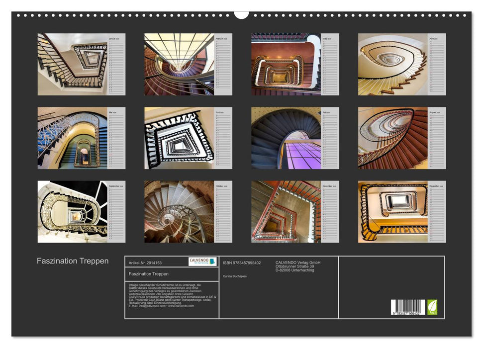 Faszination Treppen (CALVENDO Wandkalender 2026)