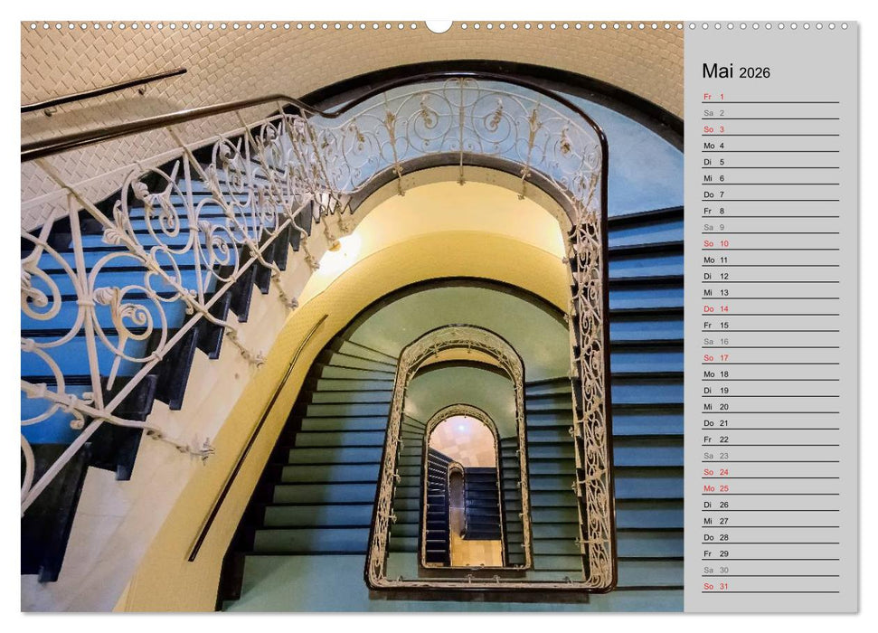 Faszination Treppen (CALVENDO Wandkalender 2026)