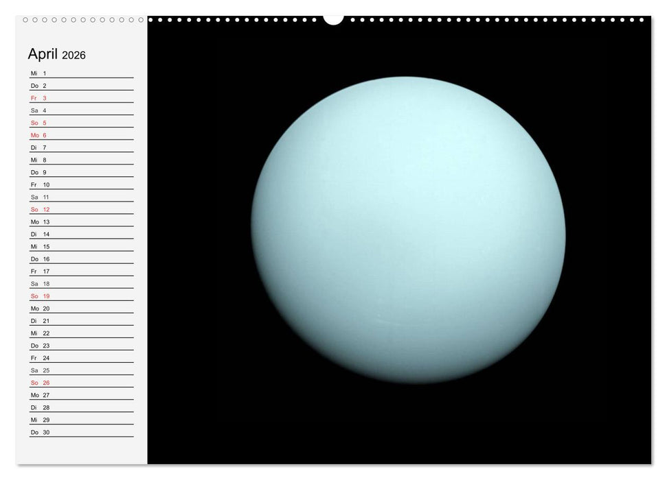 Sonne, Monde und Planeten (CALVENDO Premium Wandkalender 2026)