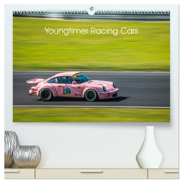 Youngtimer Racing Cars (CALVENDO Premium Wandkalender 2026)