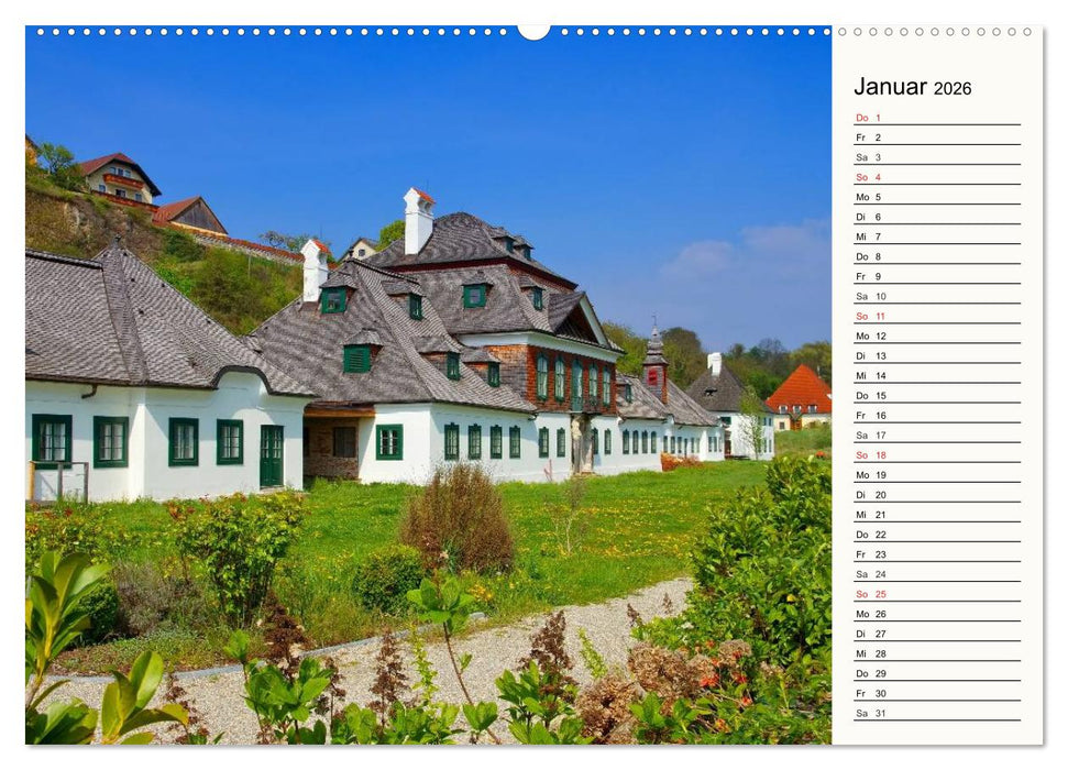 Die Wachau - An der Donau zwischen Melk und Krems (CALVENDO Premium Wandkalender 2026)