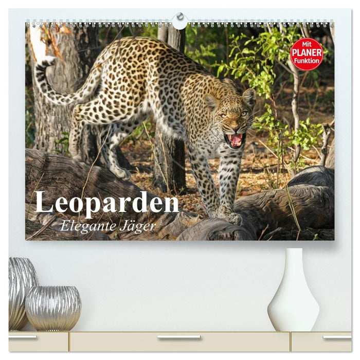 Leoparden. Elegante Jäger (CALVENDO Premium Wandkalender 2026)