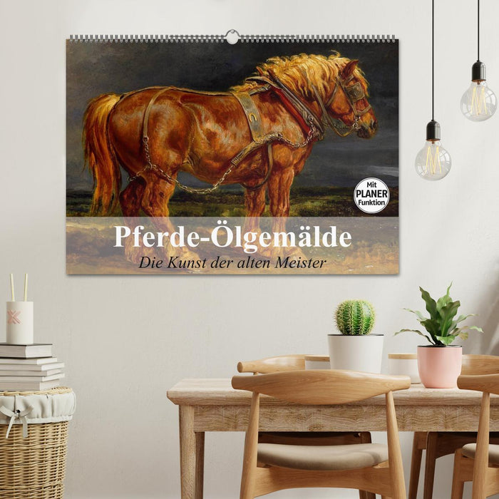 Pferde-Ölgemälde. Die Kunst der alten Meister (CALVENDO Wandkalender 2026)