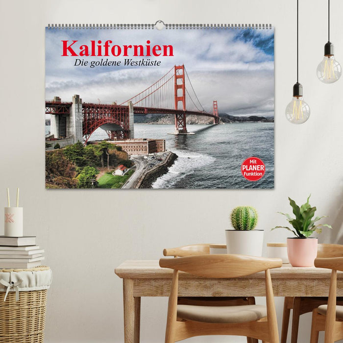 Kalifornien. Die goldene Westküste (CALVENDO Wandkalender 2026)