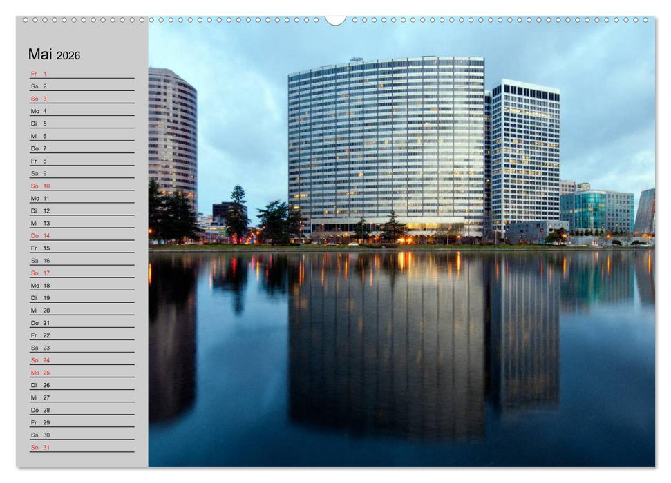 Kalifornien. Die goldene Westküste (CALVENDO Wandkalender 2026)