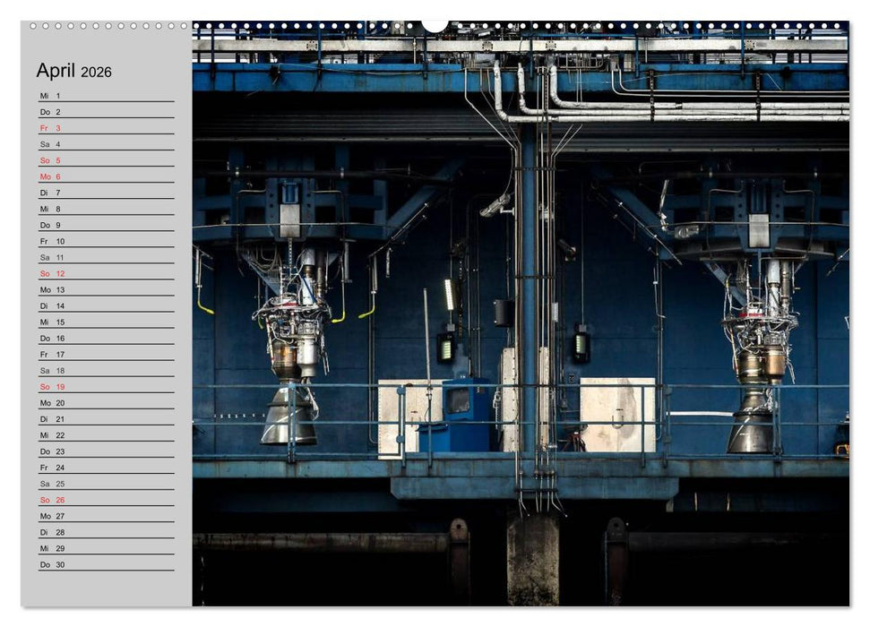 Space Shuttle. Impressionen aus der Raumfahrt (CALVENDO Wandkalender 2026)