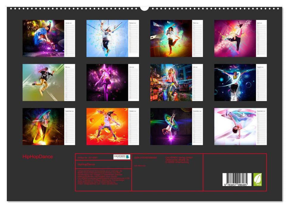 HipHopDance (CALVENDO Premium Wandkalender 2026)