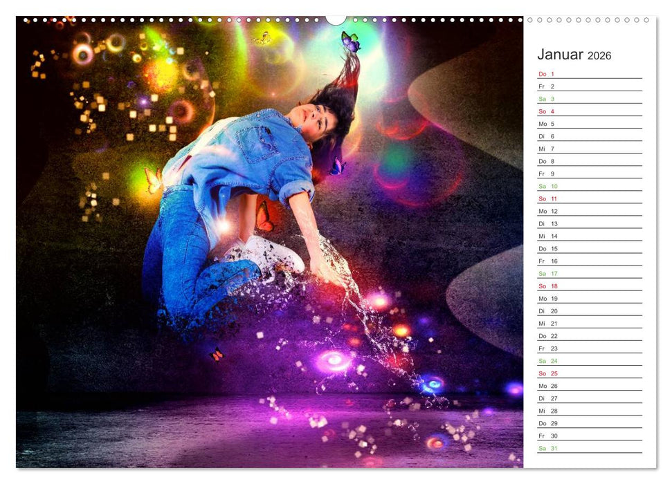 HipHopDance (CALVENDO Premium Wandkalender 2026)