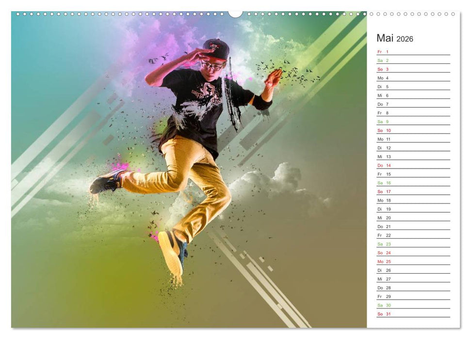 HipHopDance (CALVENDO Premium Wandkalender 2026)
