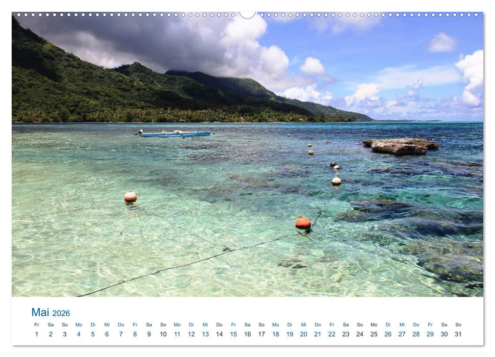 Südsee-Insel Mo'orea (CALVENDO Premium Wandkalender 2026)