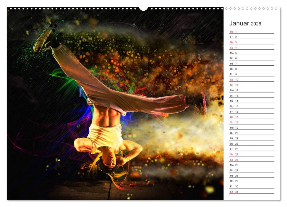Break Dance (CALVENDO Premium Wandkalender 2026)
