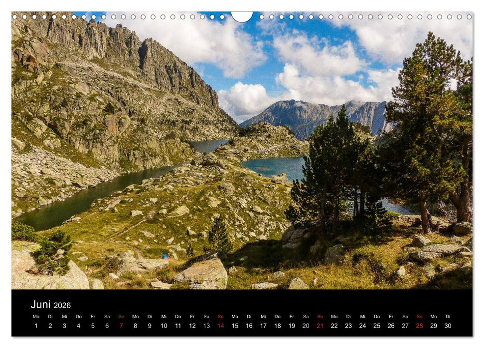 Spanische - Pyrenäen Carros de Foc (CALVENDO Wandkalender 2026)