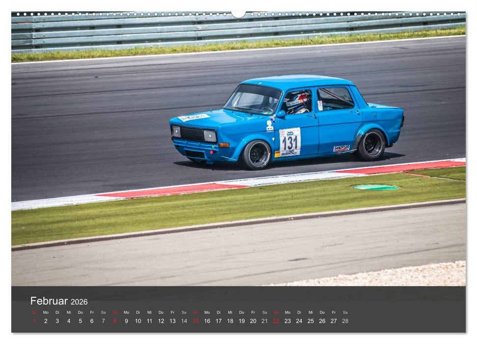 Youngtimer Racing Cars (CALVENDO Wandkalender 2026)