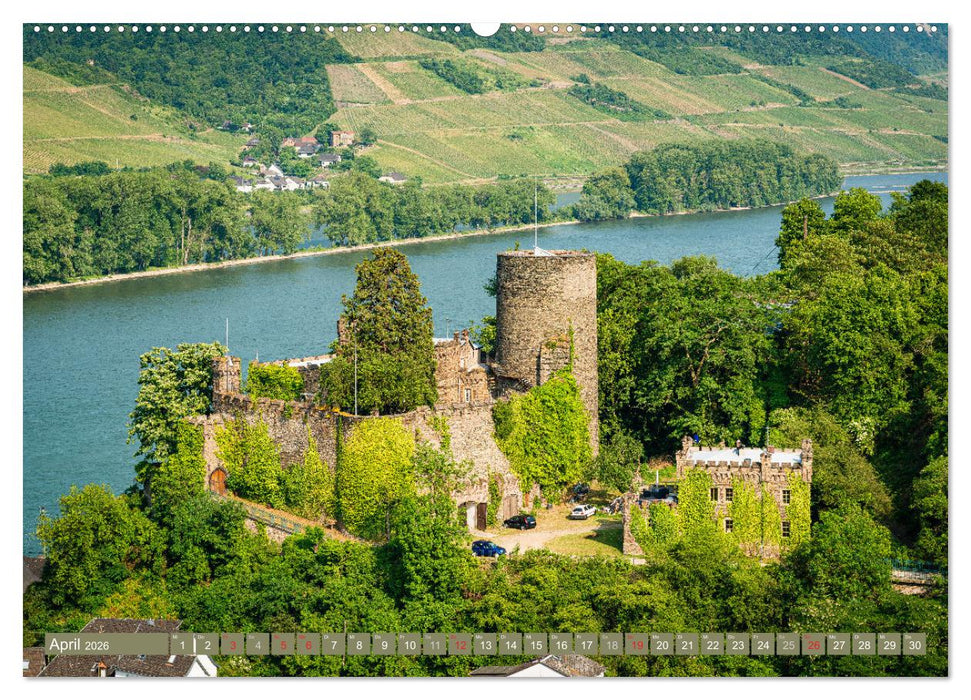Burgen und Festungen am Mittelrhein (CALVENDO Premium Wandkalender 2026)