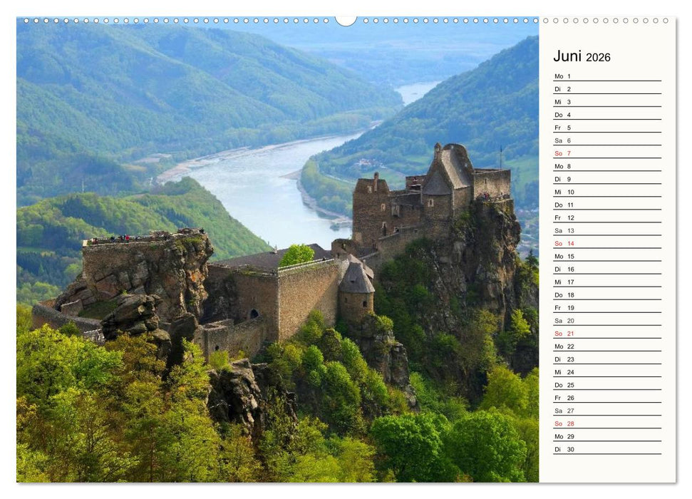 Die Wachau - An der Donau zwischen Melk und Krems (CALVENDO Wandkalender 2026)