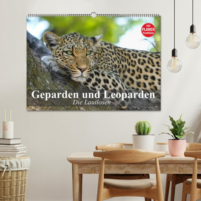 Die Lautlosen. Geparden und Leoparden (CALVENDO Wandkalender 2026)