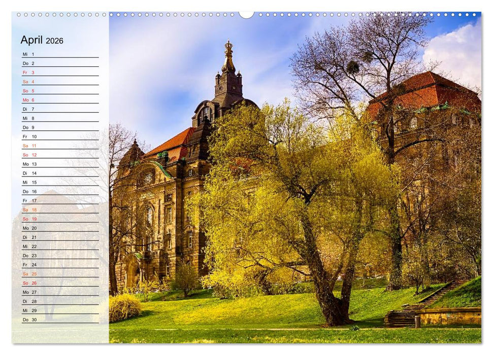 WUNDERVOLLES DRESDEN (CALVENDO Premium Wandkalender 2026)
