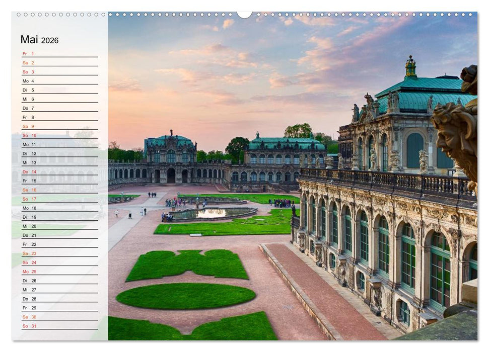 WUNDERVOLLES DRESDEN (CALVENDO Premium Wandkalender 2026)