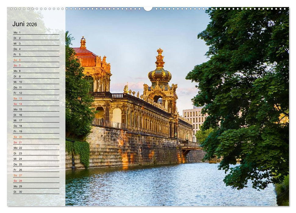 WUNDERVOLLES DRESDEN (CALVENDO Premium Wandkalender 2026)