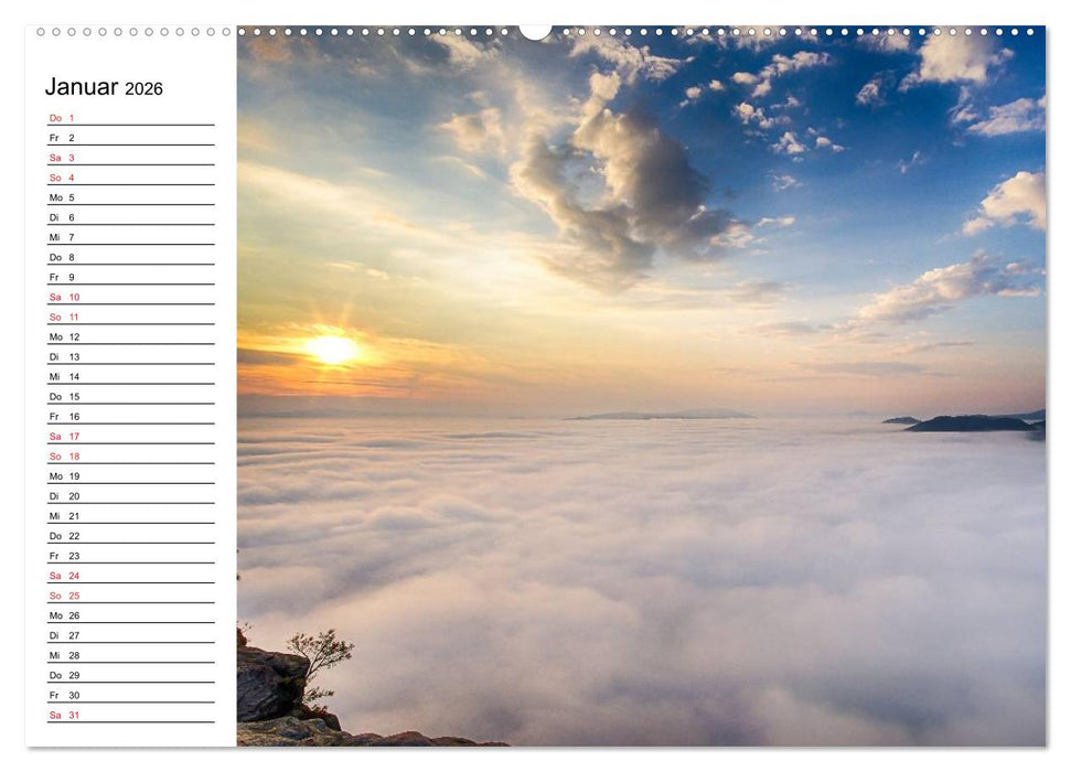 Sächsische Schweiz – Impressionen (CALVENDO Premium Wandkalender 2026)