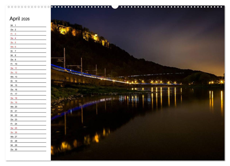 Sächsische Schweiz – Impressionen (CALVENDO Premium Wandkalender 2026)