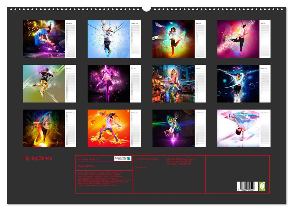 HipHopDance (CALVENDO Wandkalender 2026)