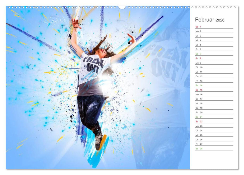 HipHopDance (CALVENDO Wandkalender 2026)
