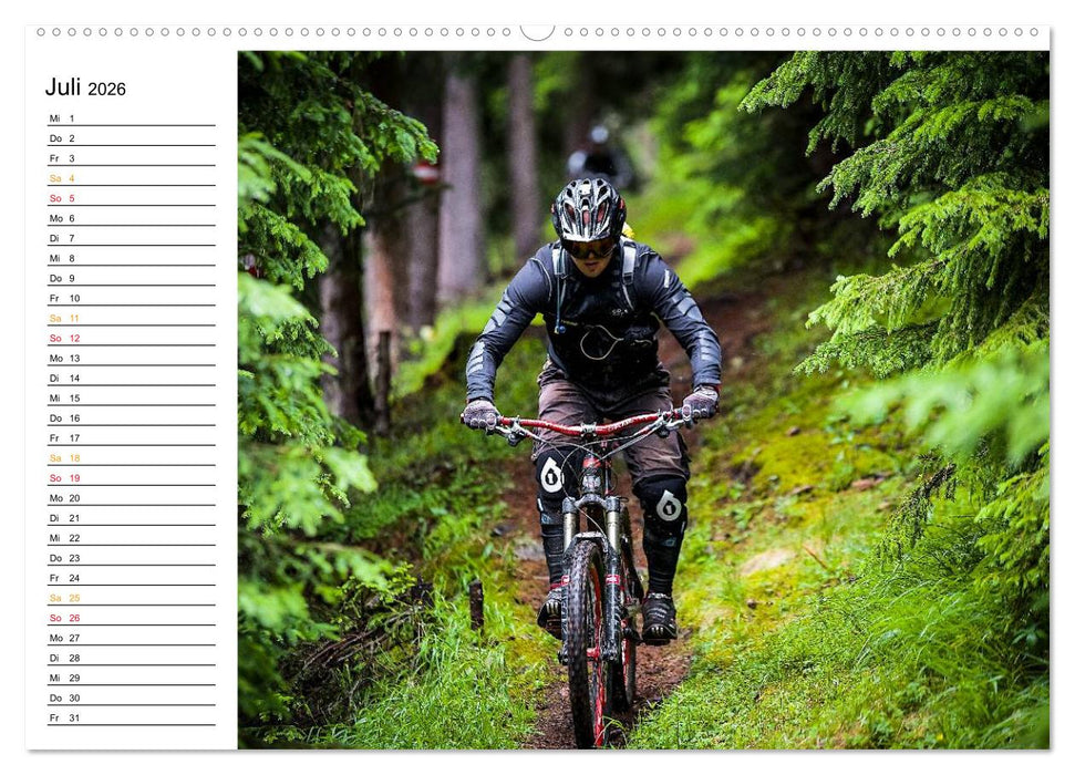 Mountainbike Freeride Momente (CALVENDO Premium Wandkalender 2026)