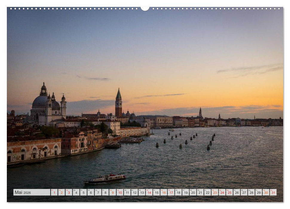Wundervolles Venedig (CALVENDO Premium Wandkalender 2026)