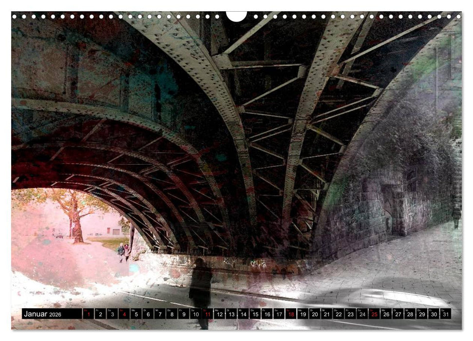 Illusionen in Texturen, Fotokunst (CALVENDO Wandkalender 2026)