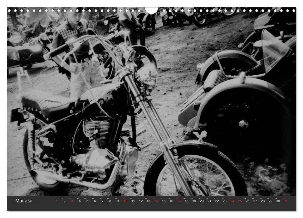 east Rider - Biker und Bikes aus der DDR (CALVENDO Wandkalender 2026)