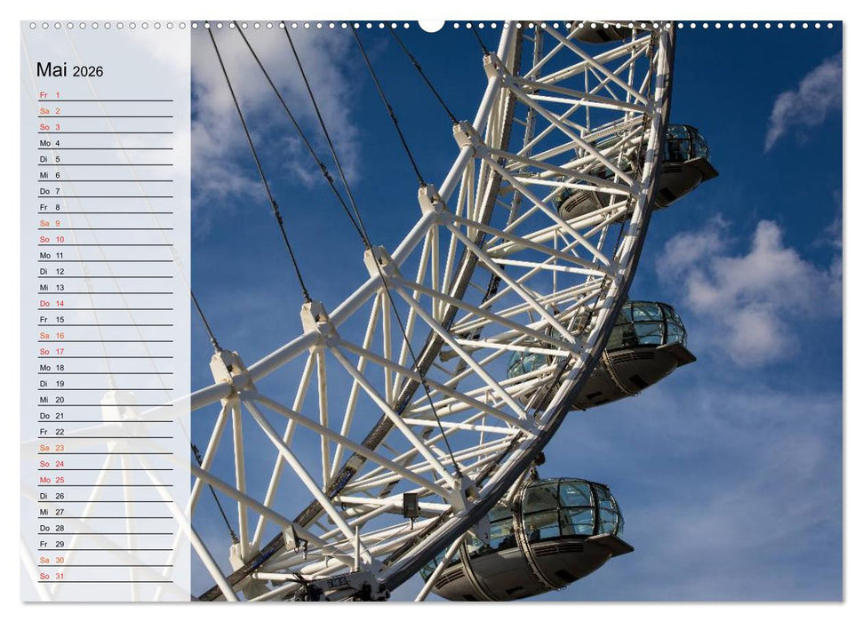 Wundervolles London (CALVENDO Premium Wandkalender 2026)