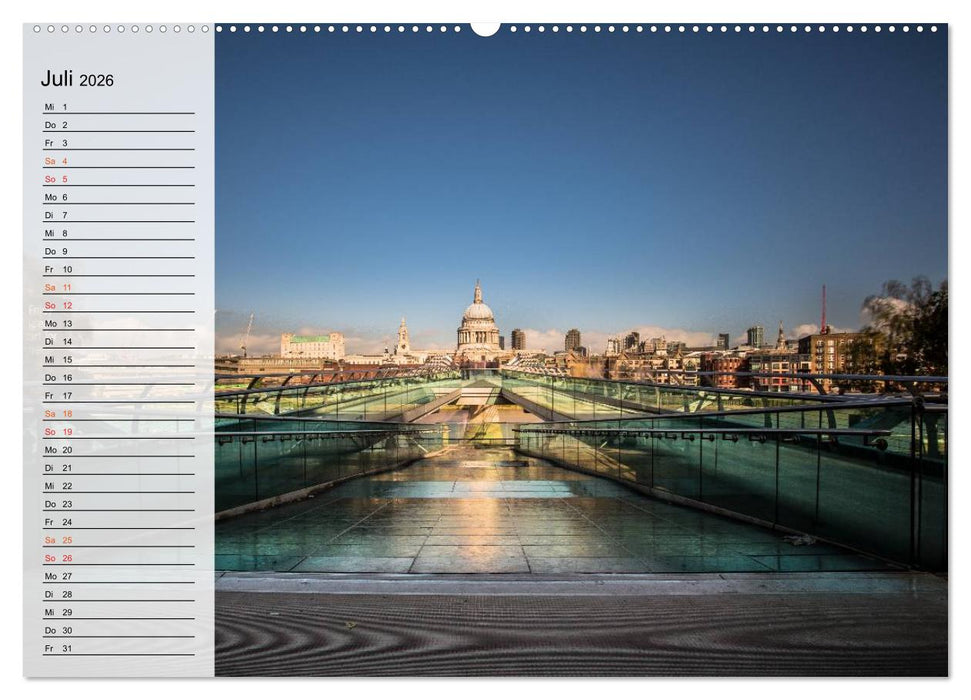 Wundervolles London (CALVENDO Premium Wandkalender 2026)