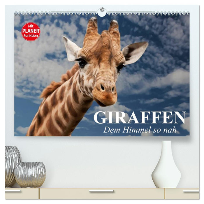 Giraffen. Dem Himmel so nah (CALVENDO Premium Wandkalender 2026)