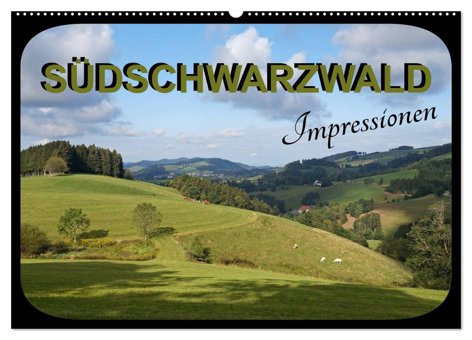 Südschwarzwald - Impressionen (CALVENDO Wandkalender 2026)