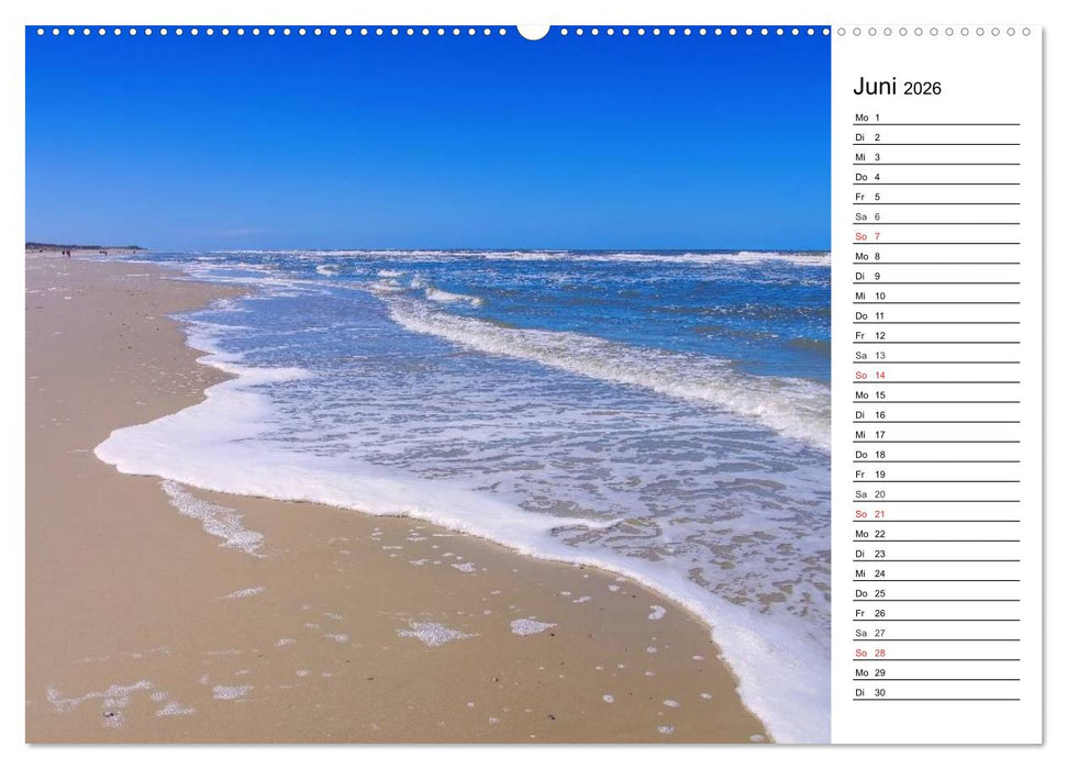 Langeoog - Schönste Insel Ostfrieslands (CALVENDO Premium Wandkalender 2026)