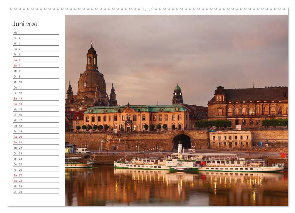 Dresden - Die Frauenkirche (CALVENDO Wandkalender 2026)