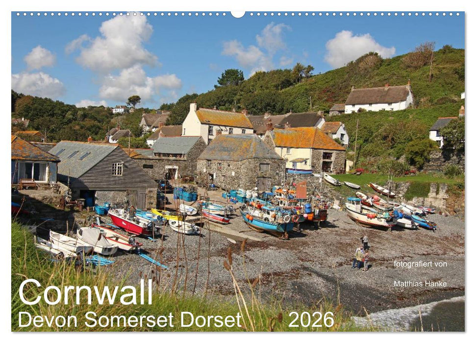Cornwall - Devon Somerset Dorset (CALVENDO Wandkalender 2026)