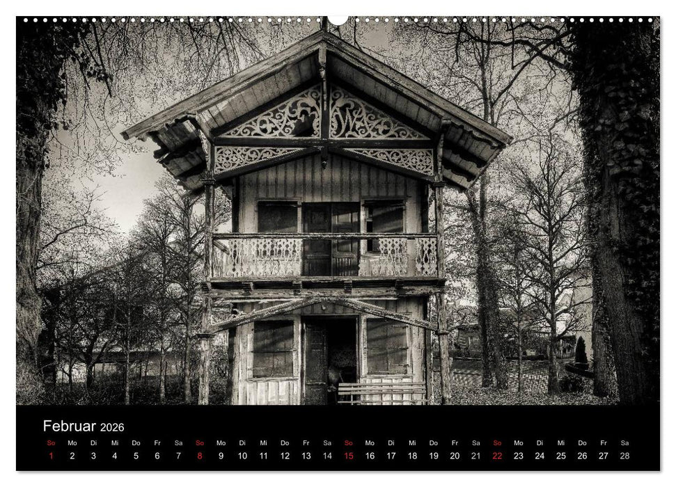 Lost Places Geisterhäuser (CALVENDO Wandkalender 2026)